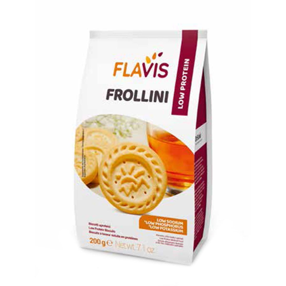 Flavis Frollini Biscotti Aproteici 200 G