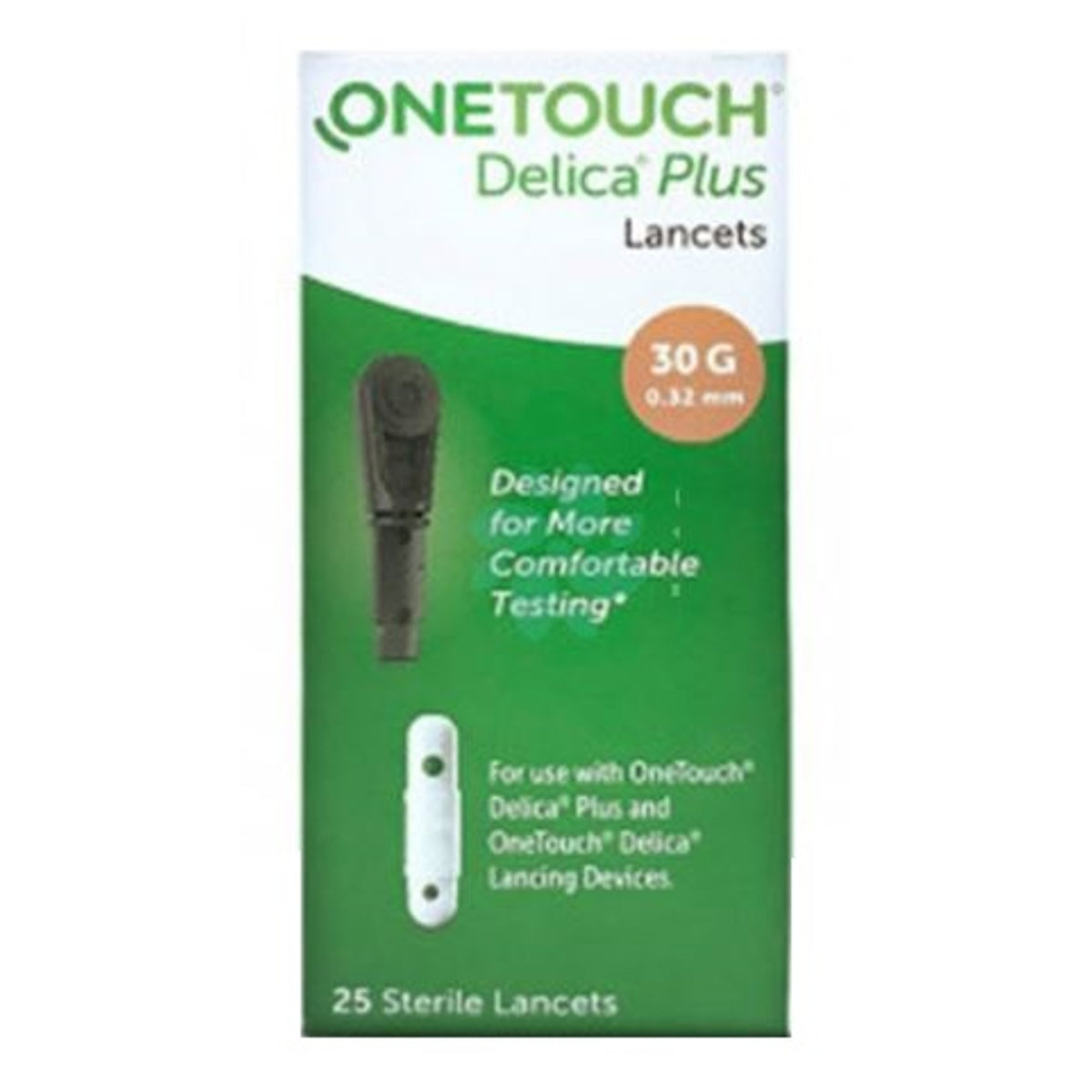 OneTouch Delica Plus Lancing Devices 25 Count Retail Pack