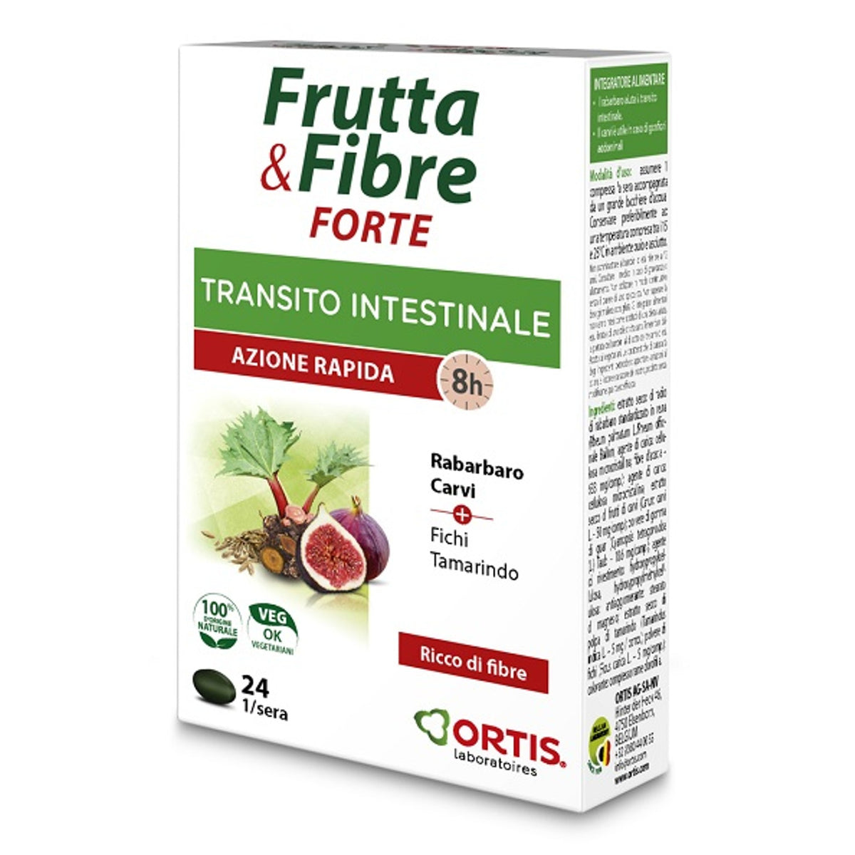 Fruits & Fibres Forte 24 Comprimés