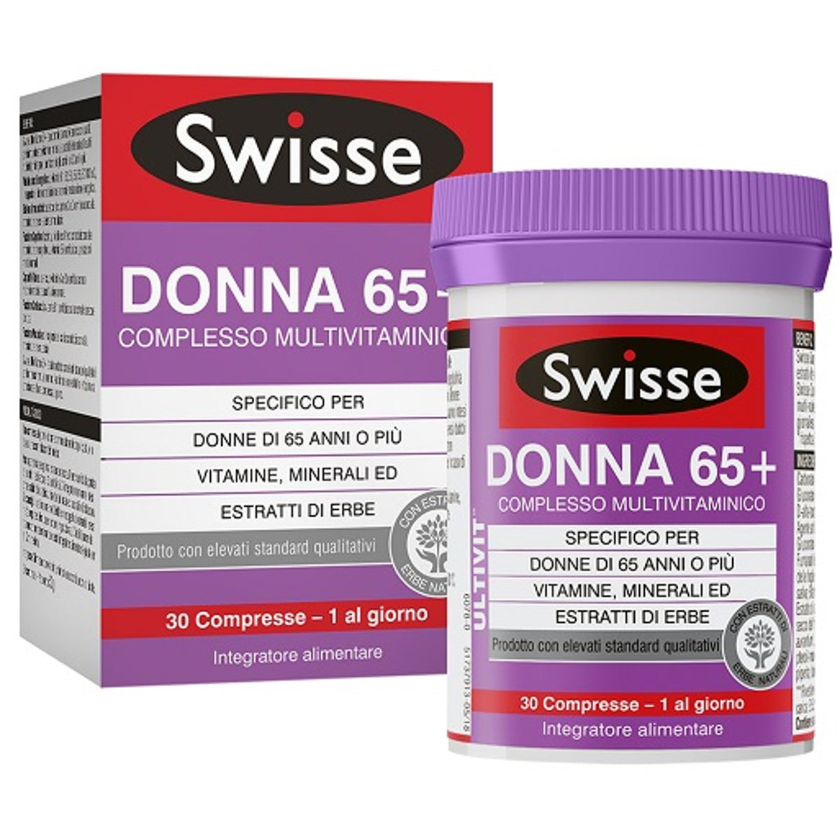 Swisse Femme 65+ Complexe Multivitaminé 30 Comprimés