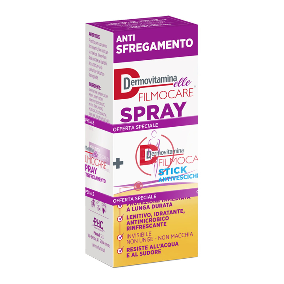 Dermovitamina Elle Filmocare Spray Antisfregamento 30 Ml