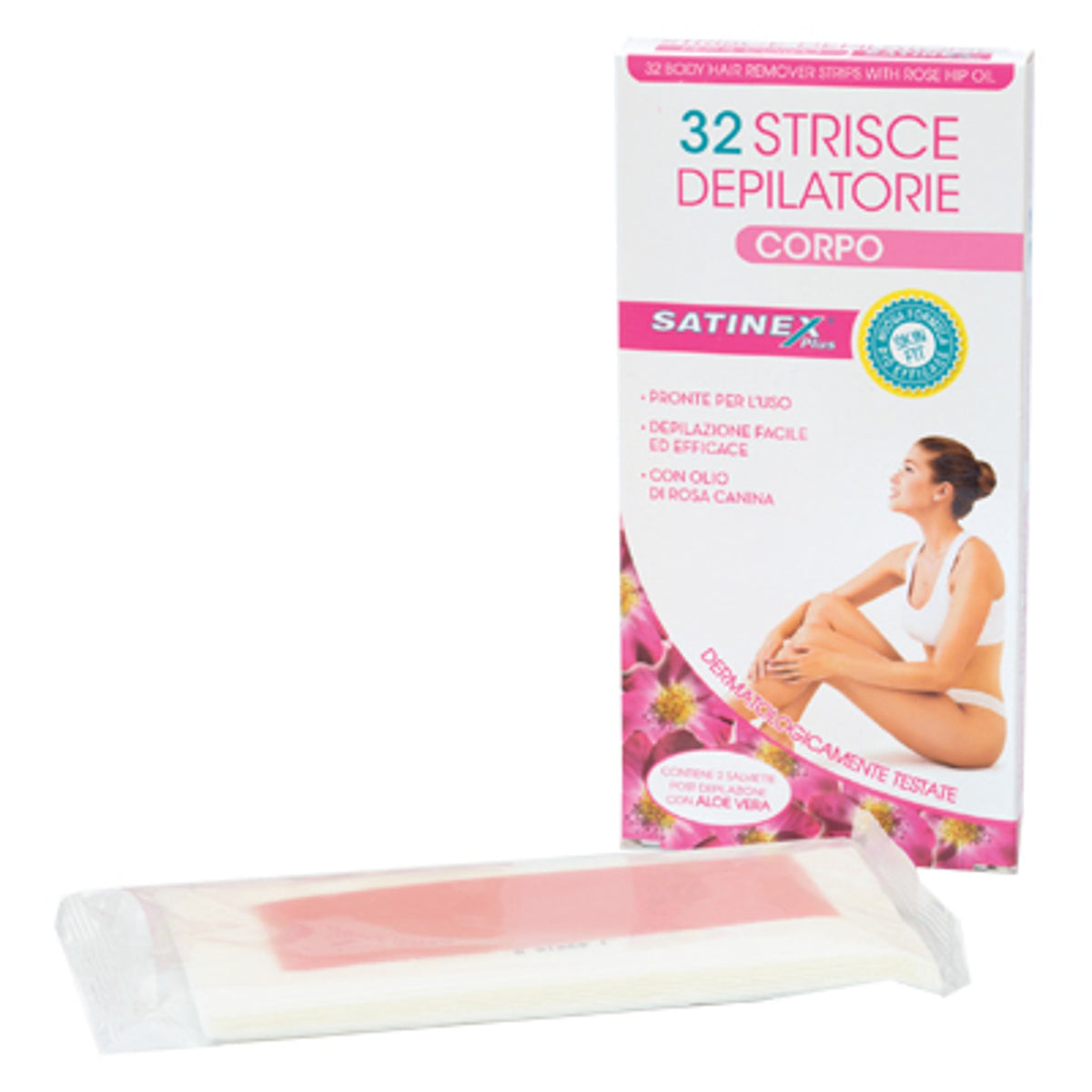 Satinex Body Hair Removal Strips 32 Pieces