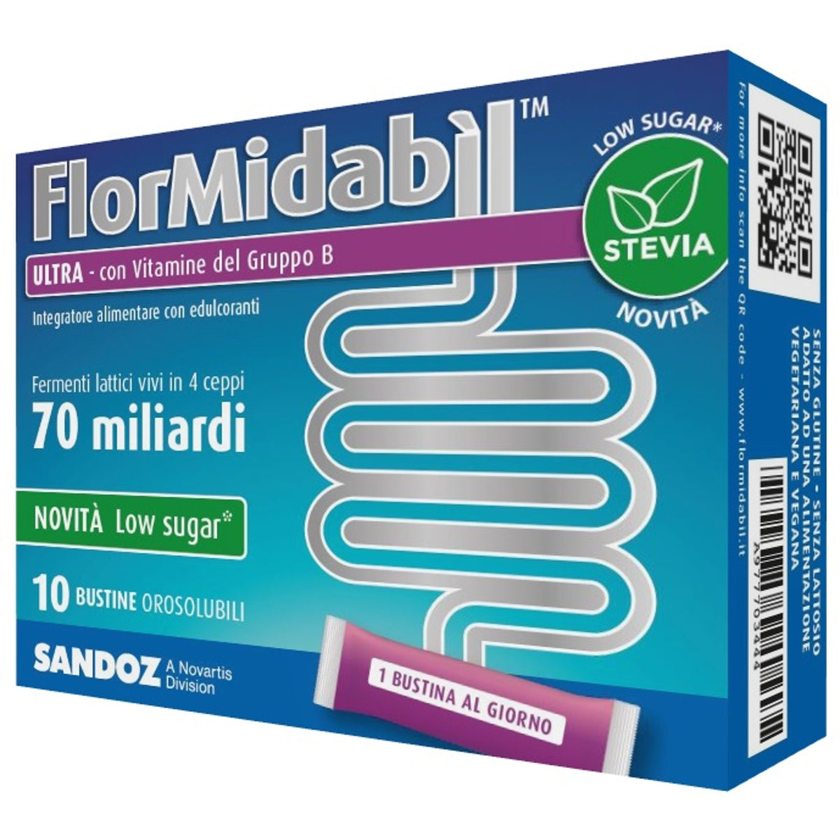 Flormidabil Ultra 10 Sachets avec Stévia