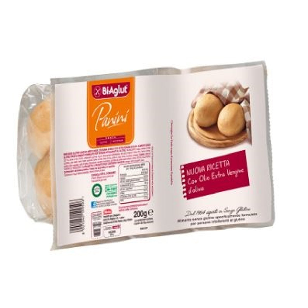 Biaglut Pain Moelleux Petits Pains 4 X 50 G