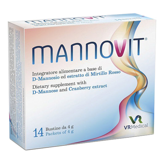 Mannovit 14 Bustine Da 4 G Con Zuccheri Ed Edulcorante [EN]