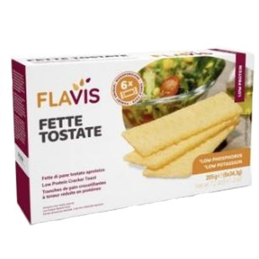 Flavis Fette Tostate Aproteiche 6 Porzioni Da 34,3 G