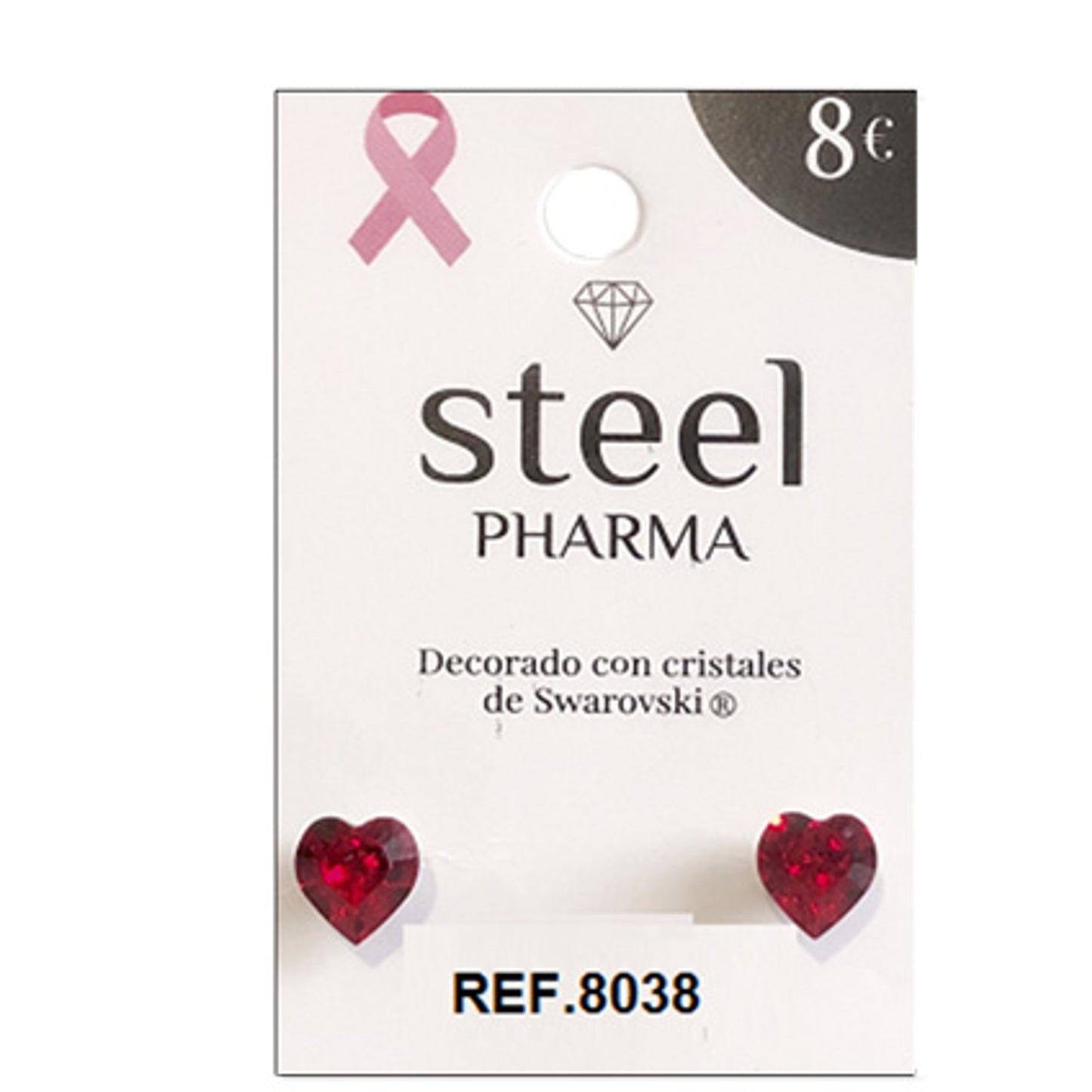 Orecchini Sterili Steel Pharma Corazon 6 Siam