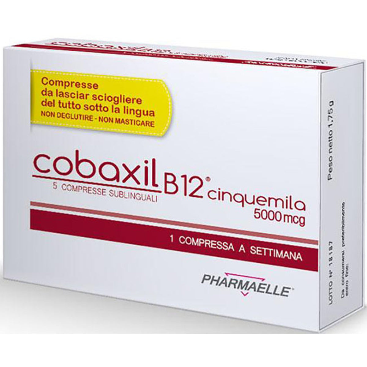 Cobaxil B12 5000Mcg 5 Comprimés Sublinguaux