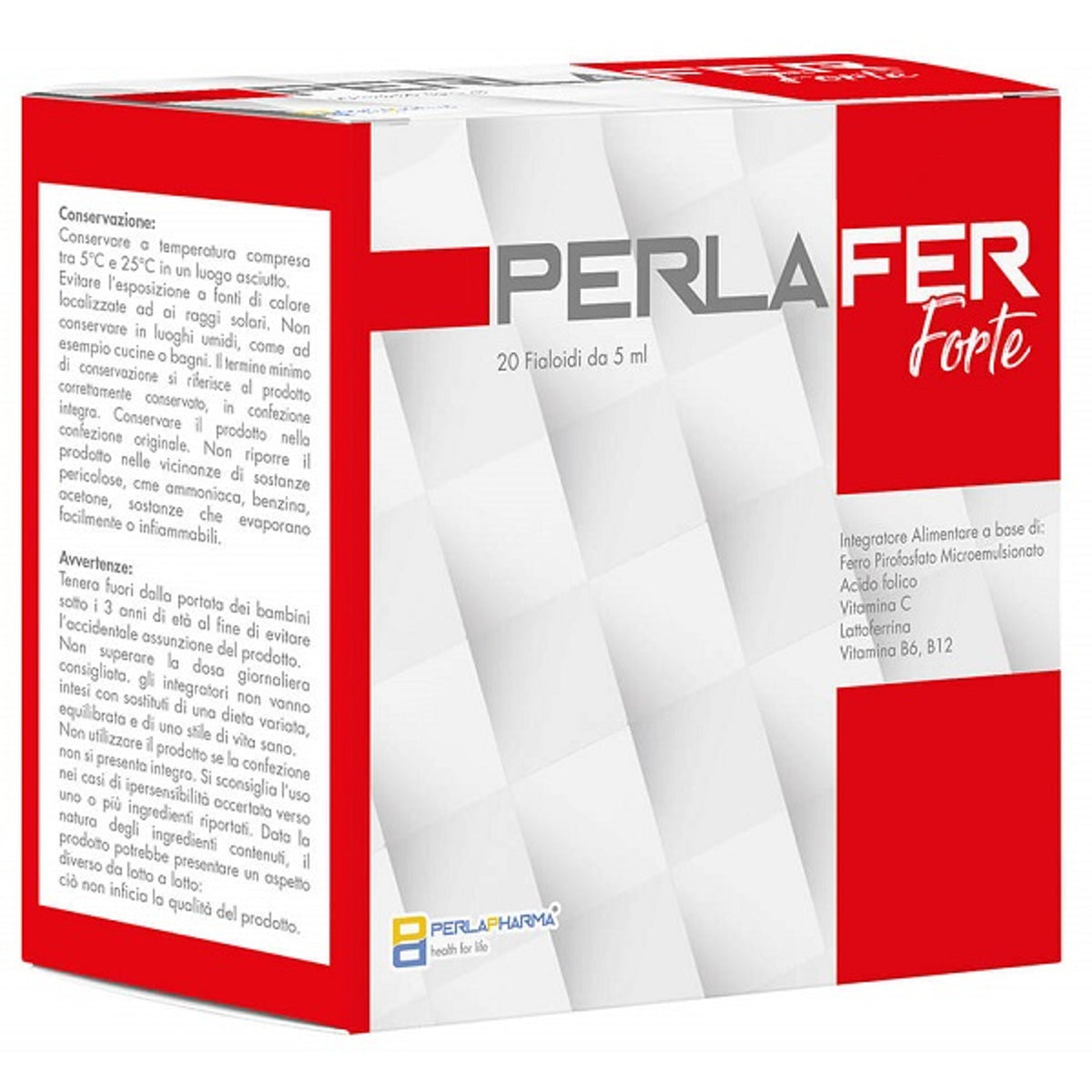 Perlafer Forte 20 Fialoidi Da 5 Ml