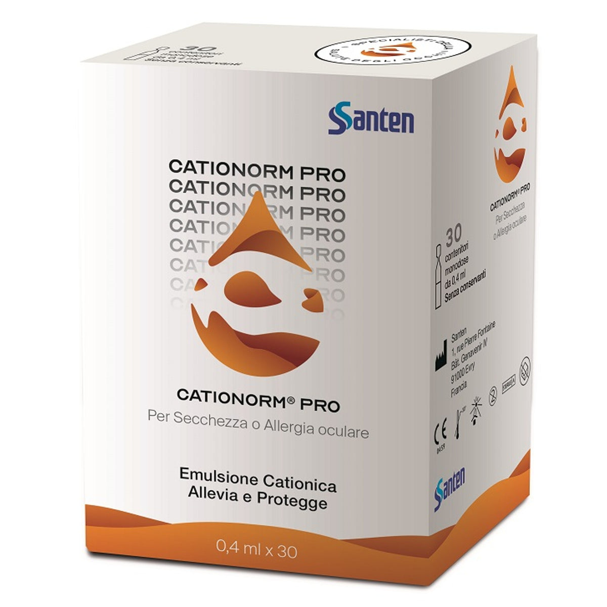 Cationorm Pro 30 Fialette Monodose Da 0,4 Ml