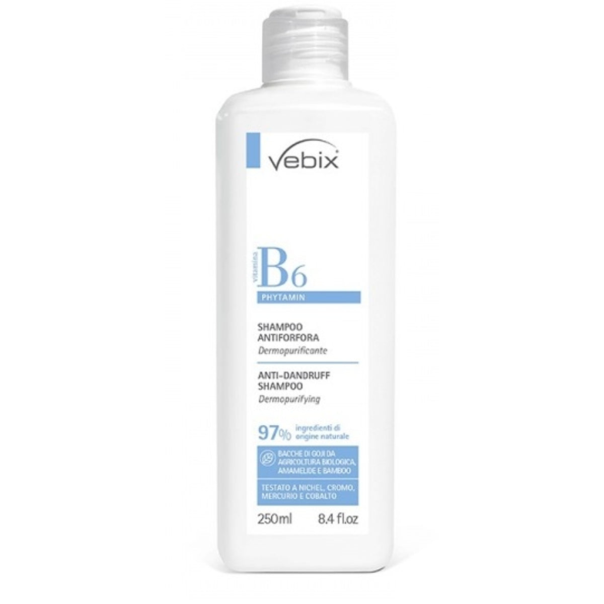 Vebix Phytamin Shampoo Antiforfora Dermopurificante 250 Ml