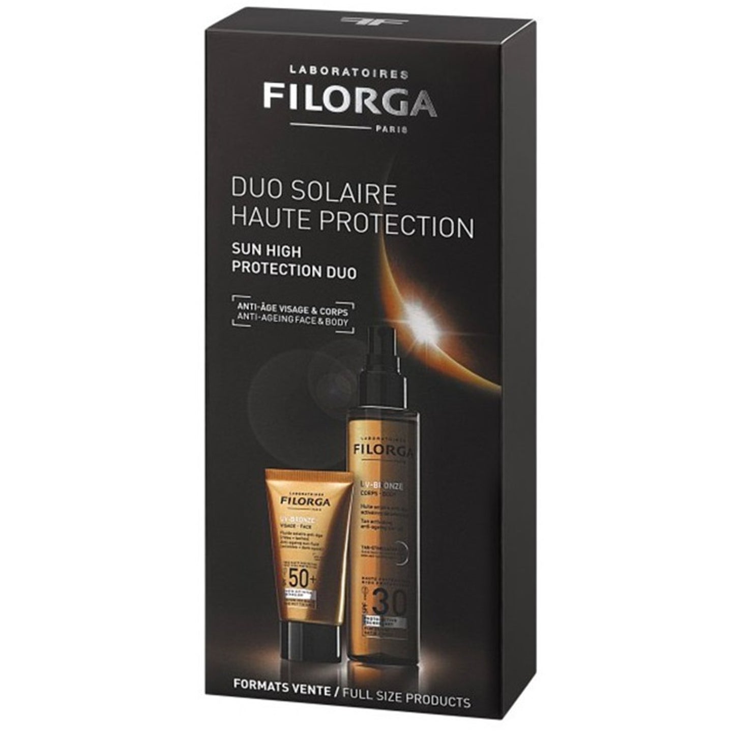 Cofanetto Duo Uv-Bronze Uv-Bronze Face Spf50 + Uv-Bronze Body Spf30
