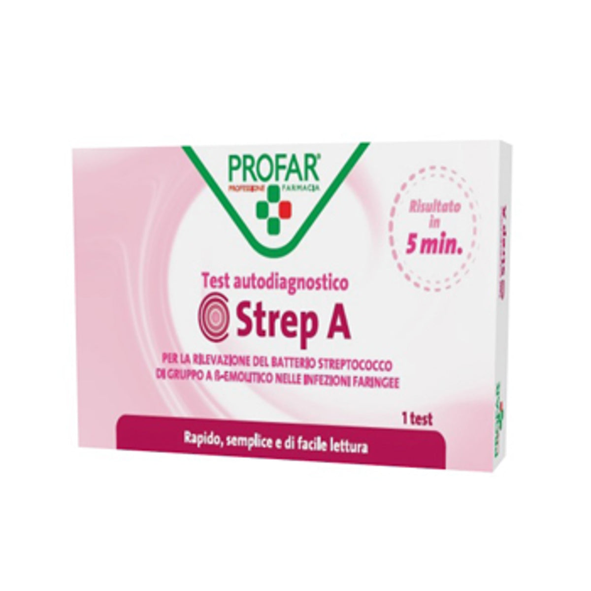 Streptococcus A Rapid Test Profar with Cassette Well 1 Piece