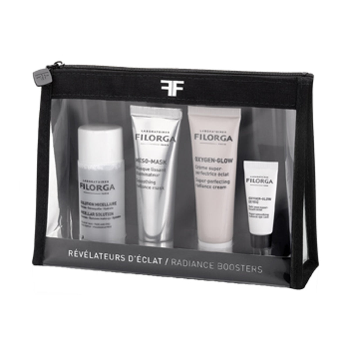 Filorga Coffret Routine Éclat Solution Micellaire 50 ml + Meso Mask 30 ml + Oxygen Glow Crème 30 ml + Oxygen Glow Yeux 4 ml