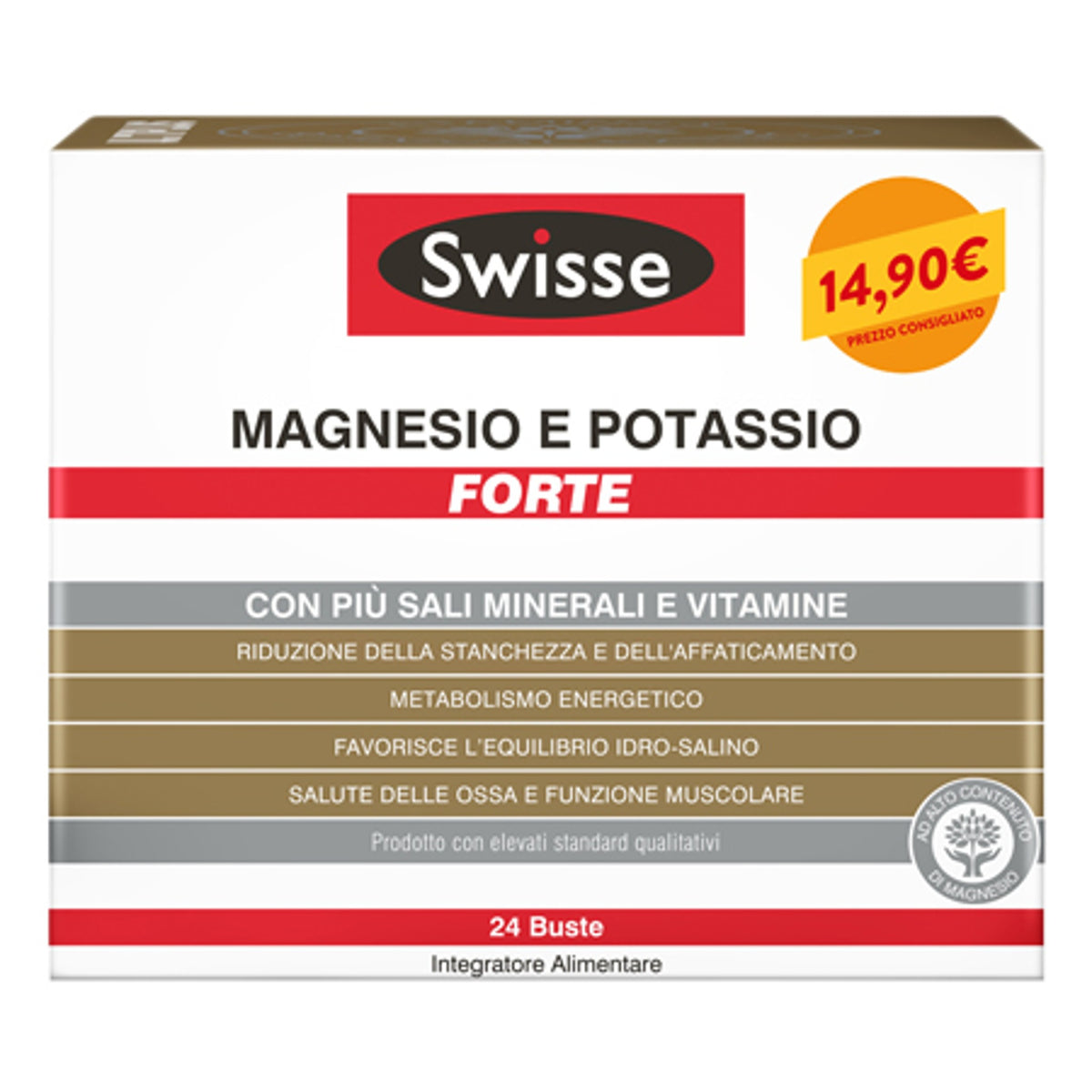Swisse Magnésium Potassium Forte 24 Sachets