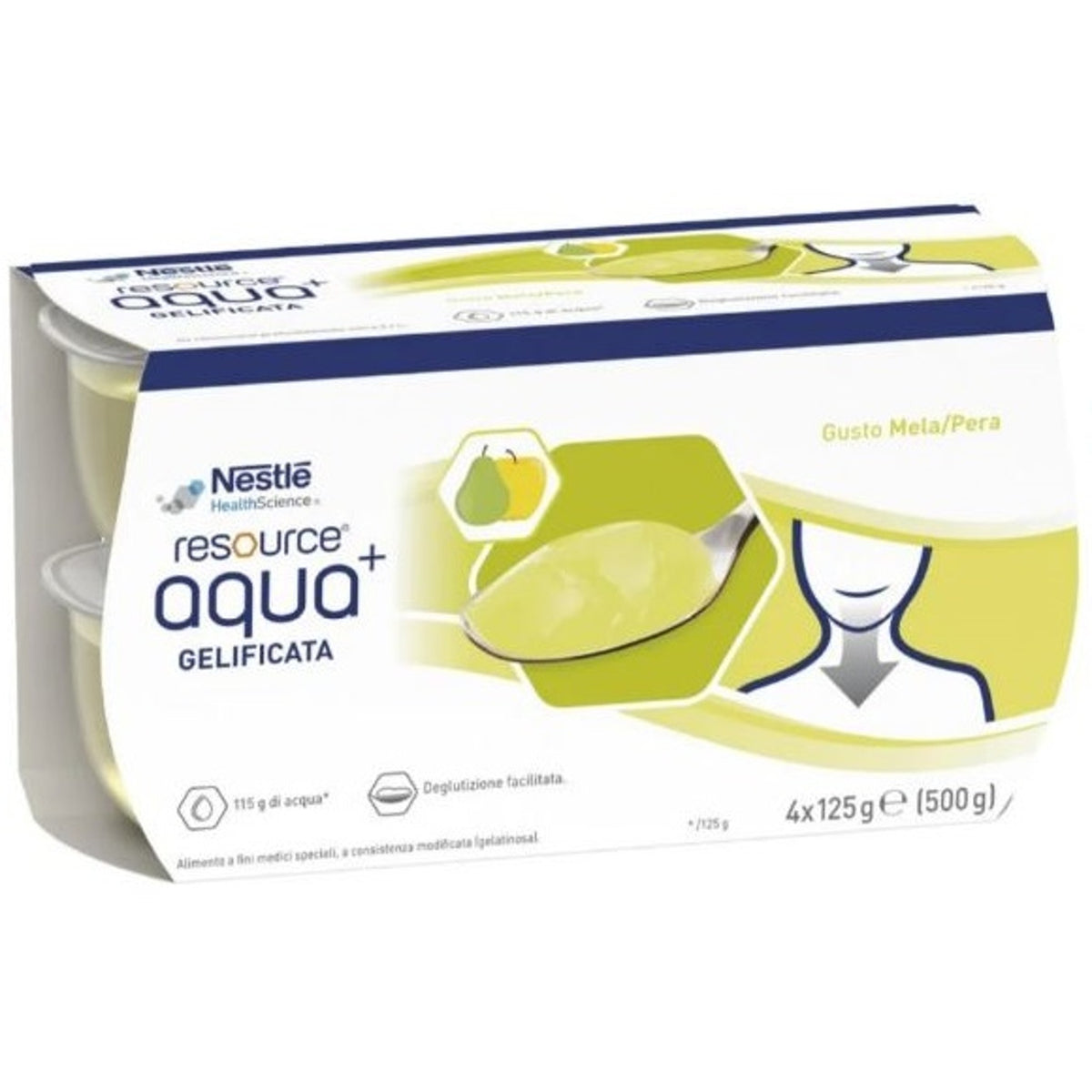 Resource Aqua Acqua Gelificata+Applepear Cup 6 4X125 G