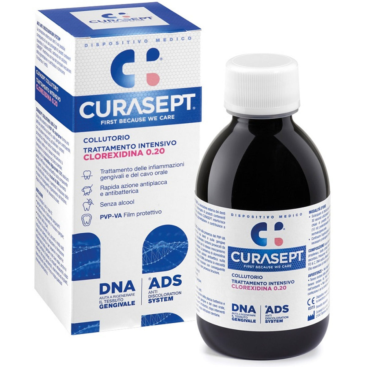 Curasept Mouthwash 0.20 Ads + DNA 200 ml