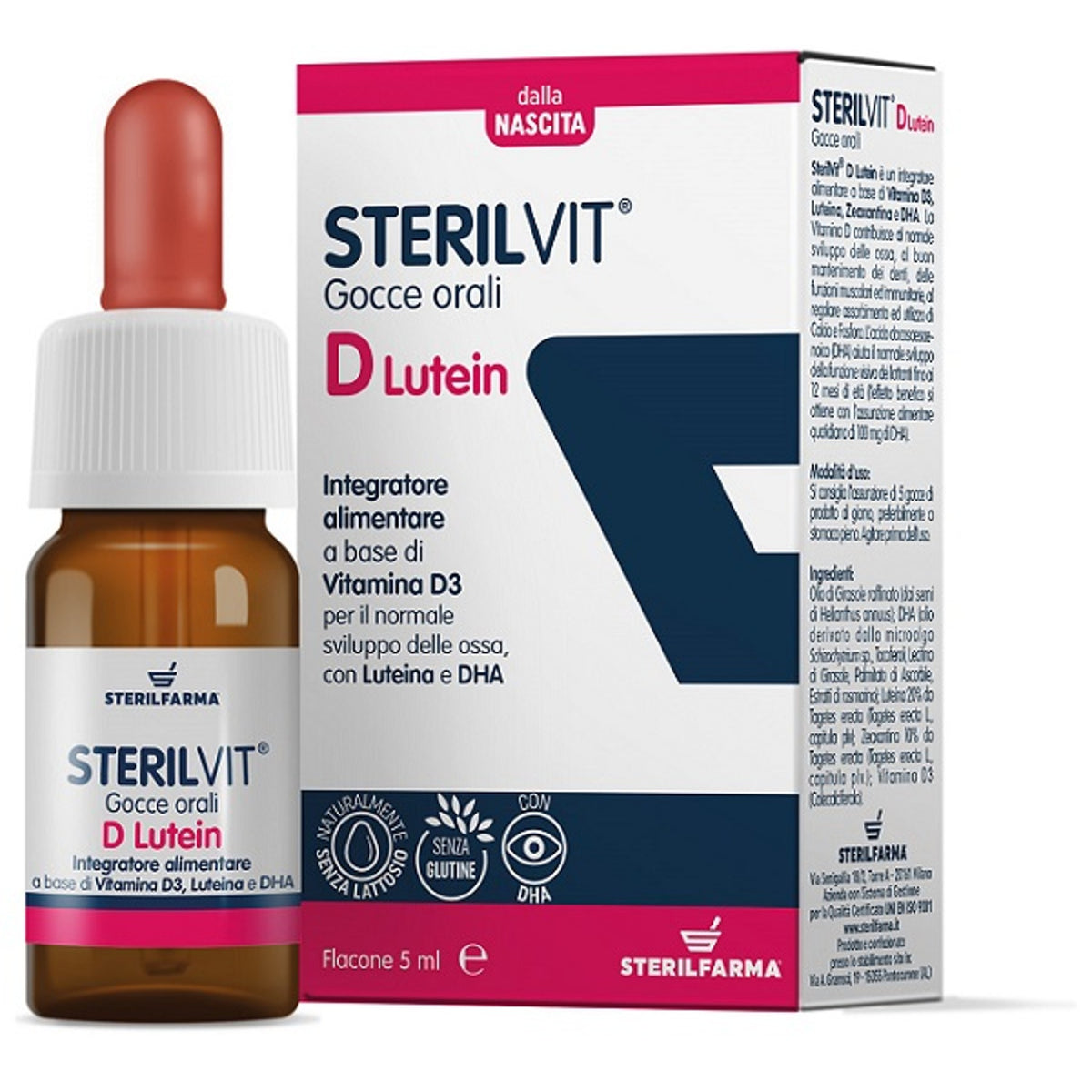 Sterilvit D Lutéine DHA Gouttes 5 ml