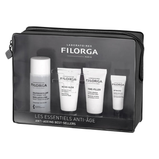 Filorga Discovery Kit 2020 Best Seller 1 Soluzione Micellare+ 1 Meso Musk + 1 Crema Time Filler + 1 Optim Eyes