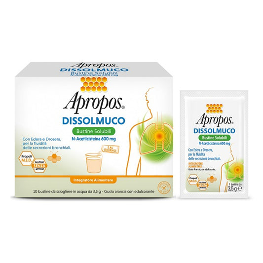 Apropos Dissolmuco 10 Bustine Solubili