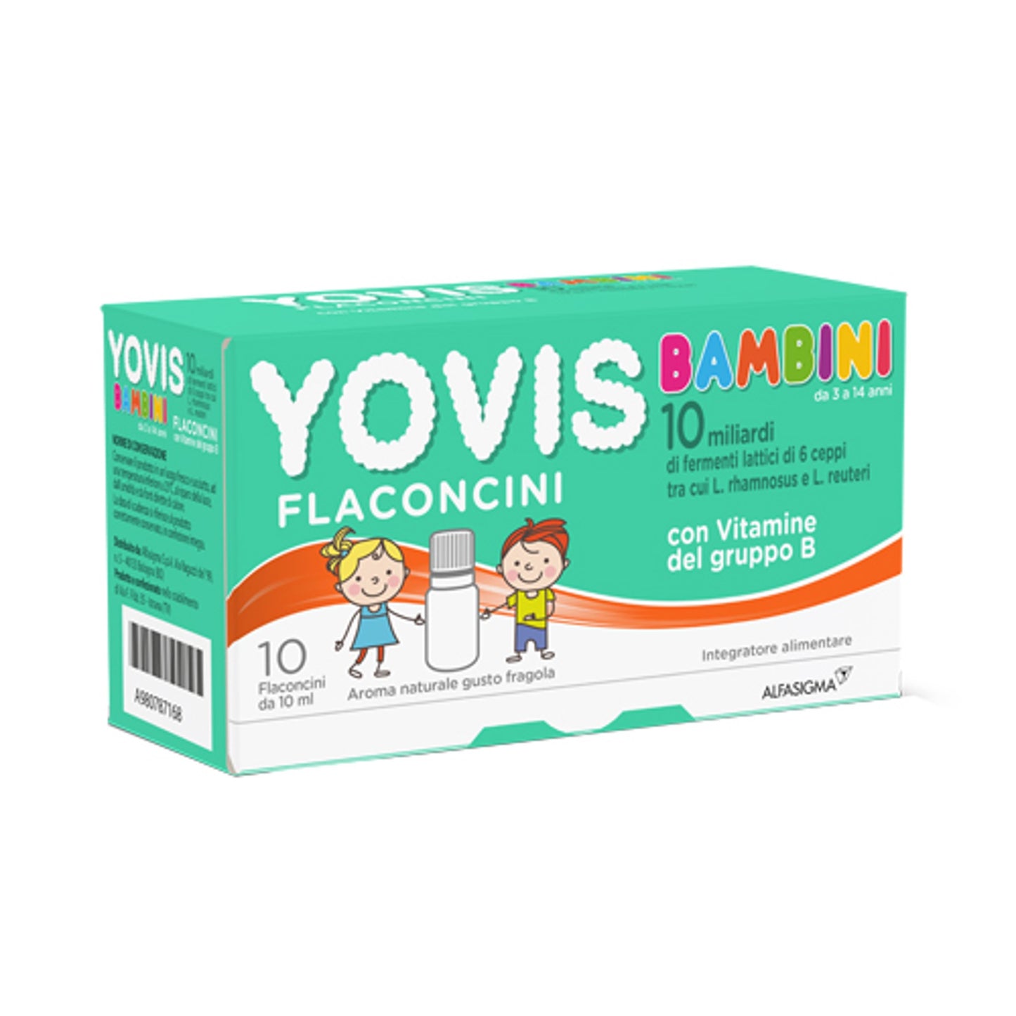 Yovis Bambini Fragola 10 Flaconcini Da 10 Ml