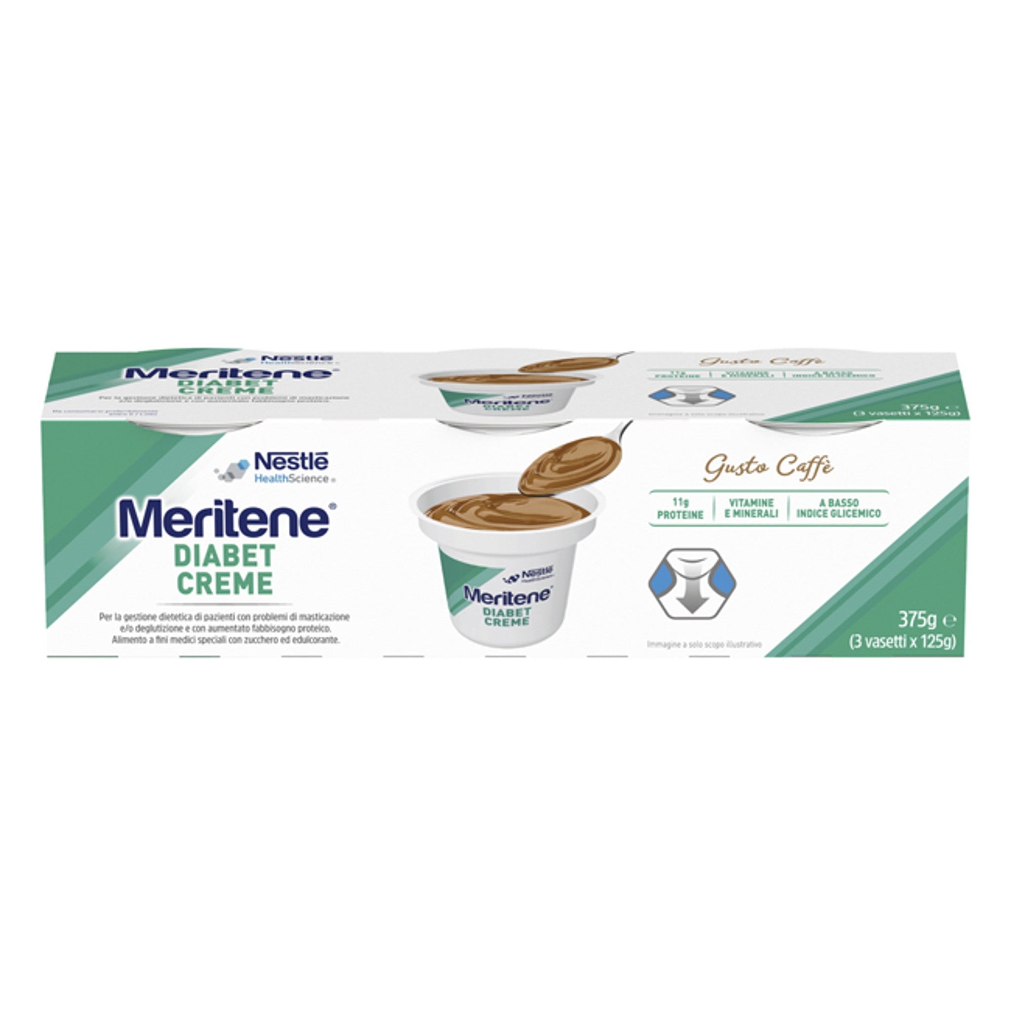 Meritene Diabet Crème Café 3 X 125 G
