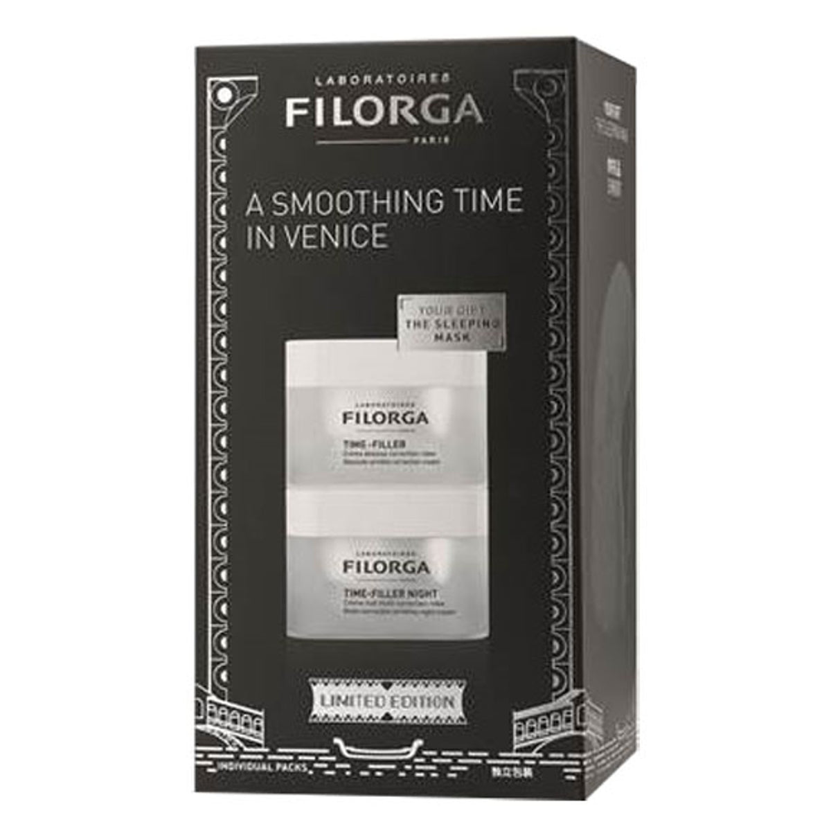 Filorga Coffret Time 2020, cofanetto Time Filler e Time Filler Night
