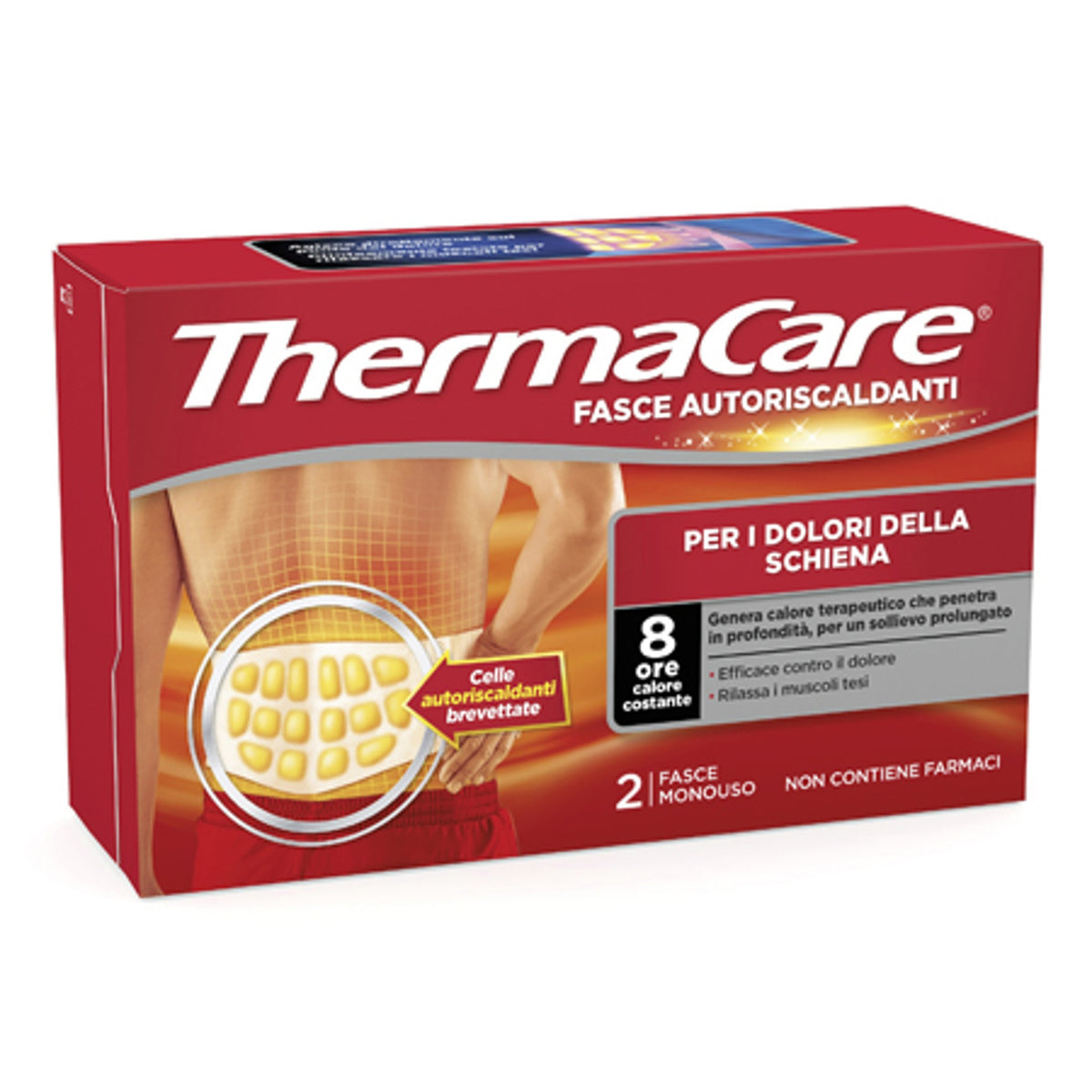 Thermacare Therapeutic Heat Back Wrap 2 Pieces