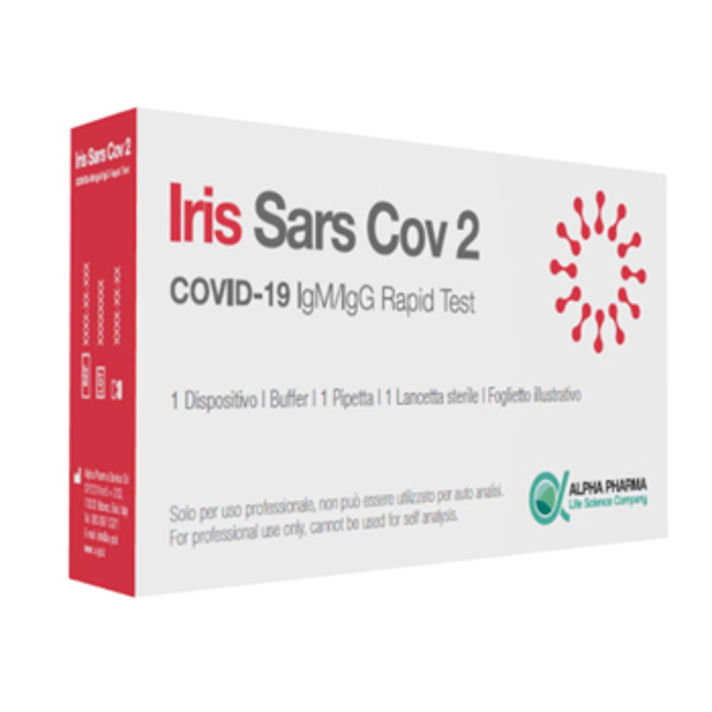 Test Sierologico Rapido Covid-19 Joinstar Determinazione Qualitativa Anticorpi Igg/Igm Anti Sars-Cov-2 Nel Sangue/Siero/Plasma Mediante Immunocromatografia Uso Professionale