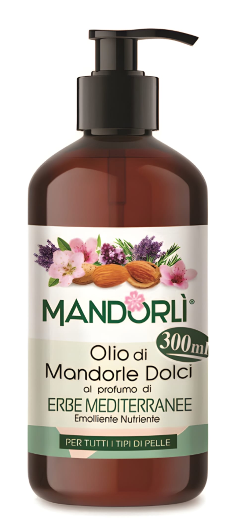Mandorli Erbe Mediterranee Olio Corpo 300 ml