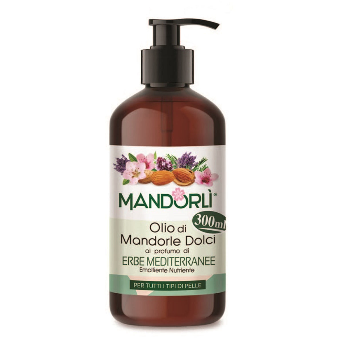 Almond Mediterranean Herbs Body Oil 300 ml