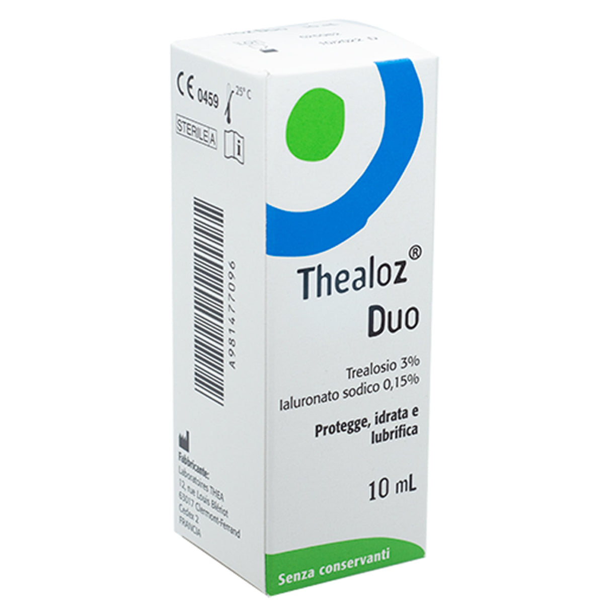 Thealoz Duo Hydrating Lubricating Ophthalmic Solution 10 Ml