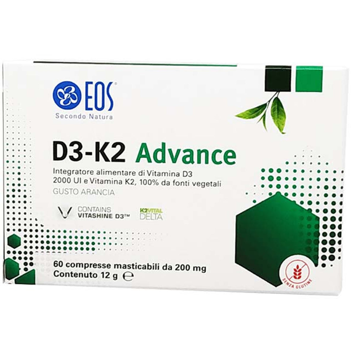 Eos D3 K2 Advance 60 Comprimés Masticables