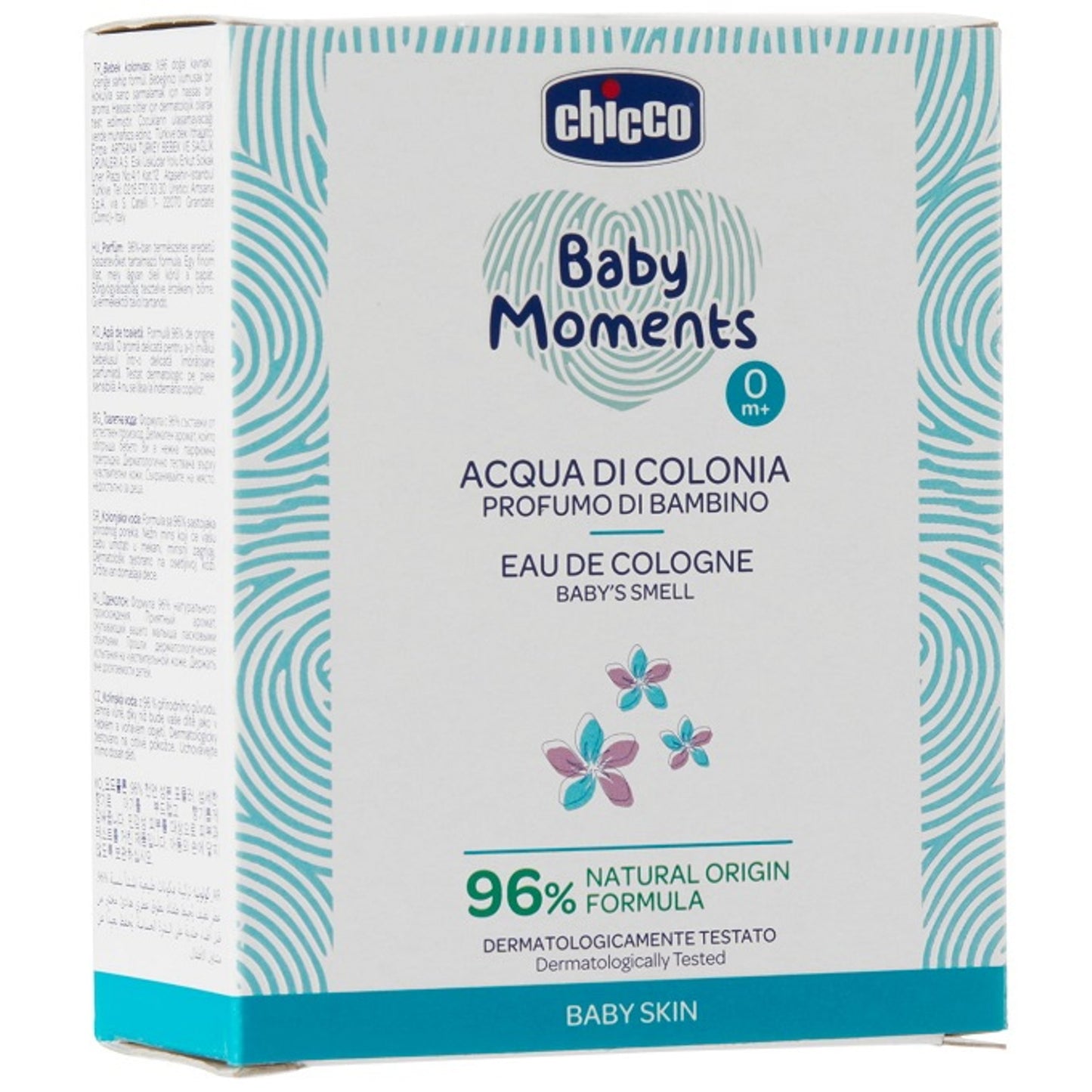 Chicco Baby Moments Acqua Di Colonia Profumo Di Bambino 100Ml