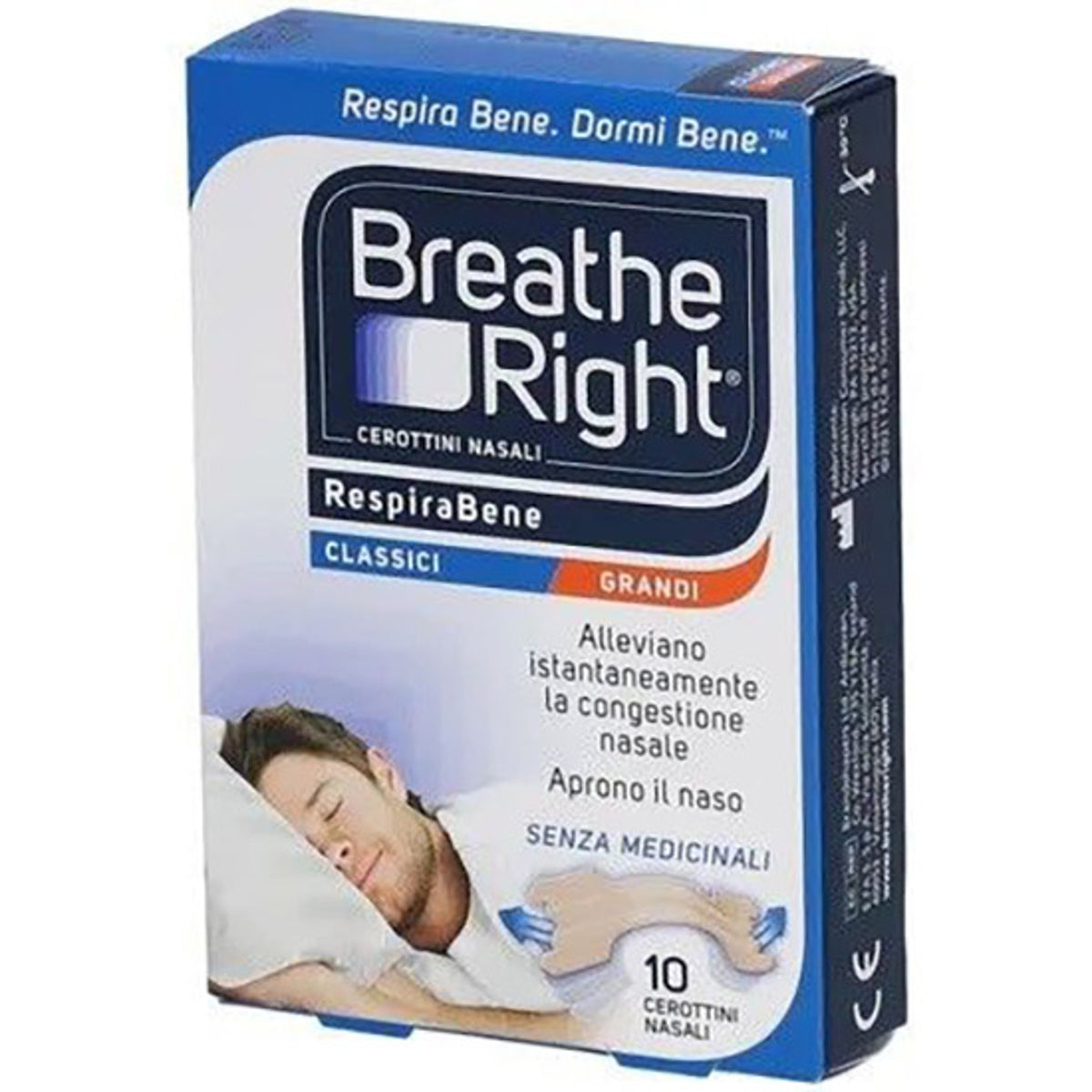 Breathe Right Classic Nasal Strips Large 10 Count