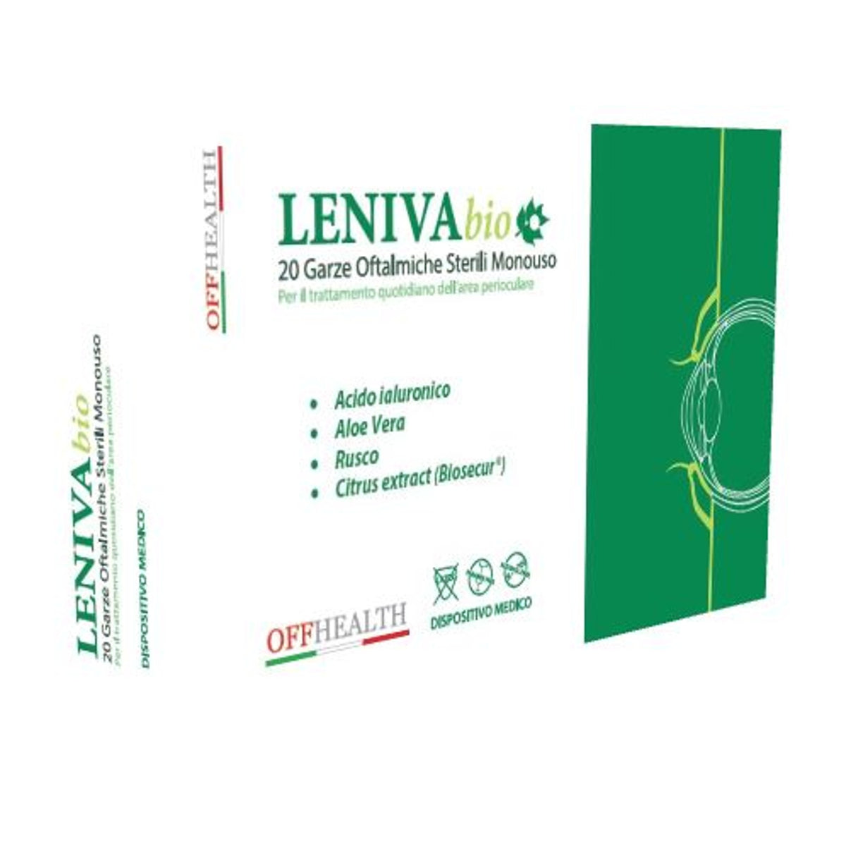 Leniva Biosecur Compresses Ophtalmiques 20 Pièces