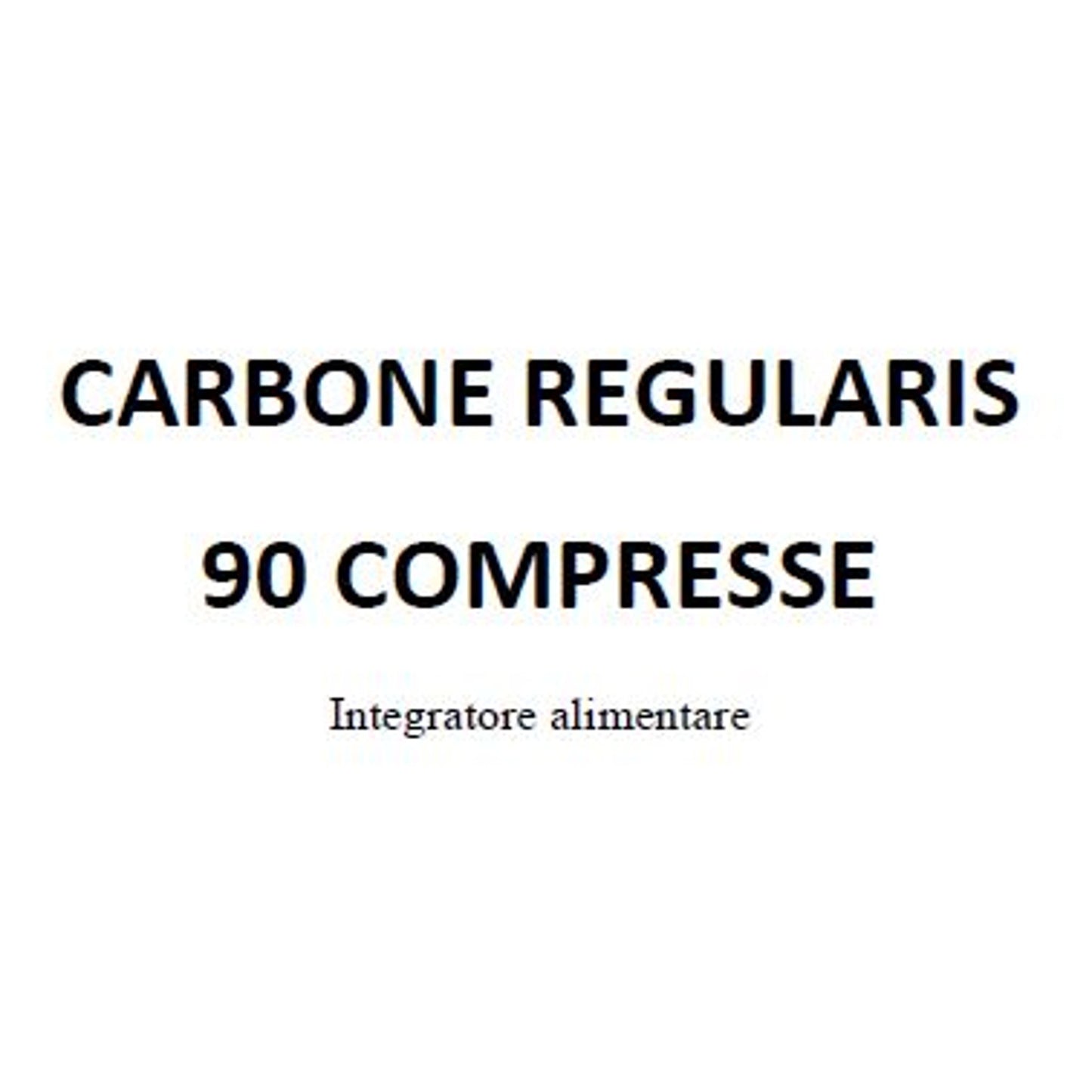 Carbone Regularis 90 Compresse