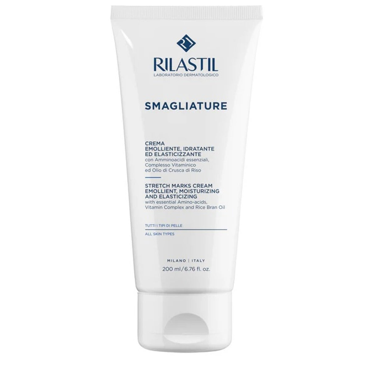 Rilastil Stretch Marks Emollient Moisturizing and Elasticizing Cream 200 ml