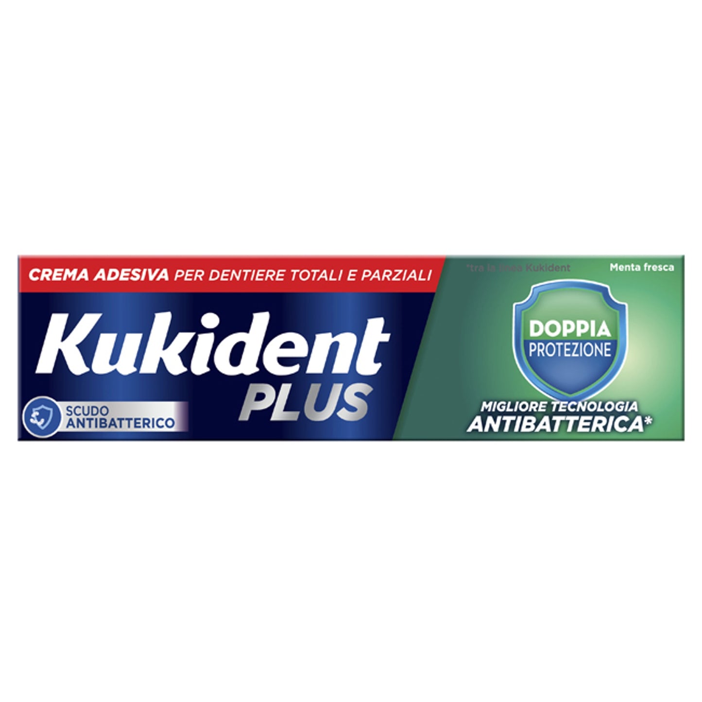 Kukident Plus Barriera Anti-Cibo Fresco Crema Adesiva Dentiere 40 G