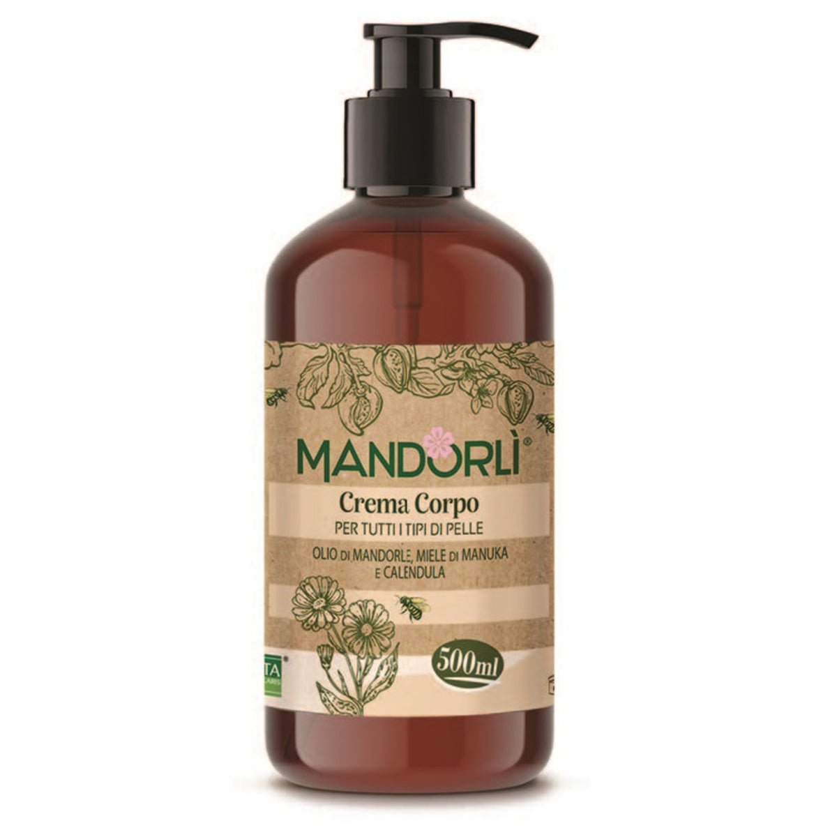 Almond Body Cream For All Skin Types 500 Ml