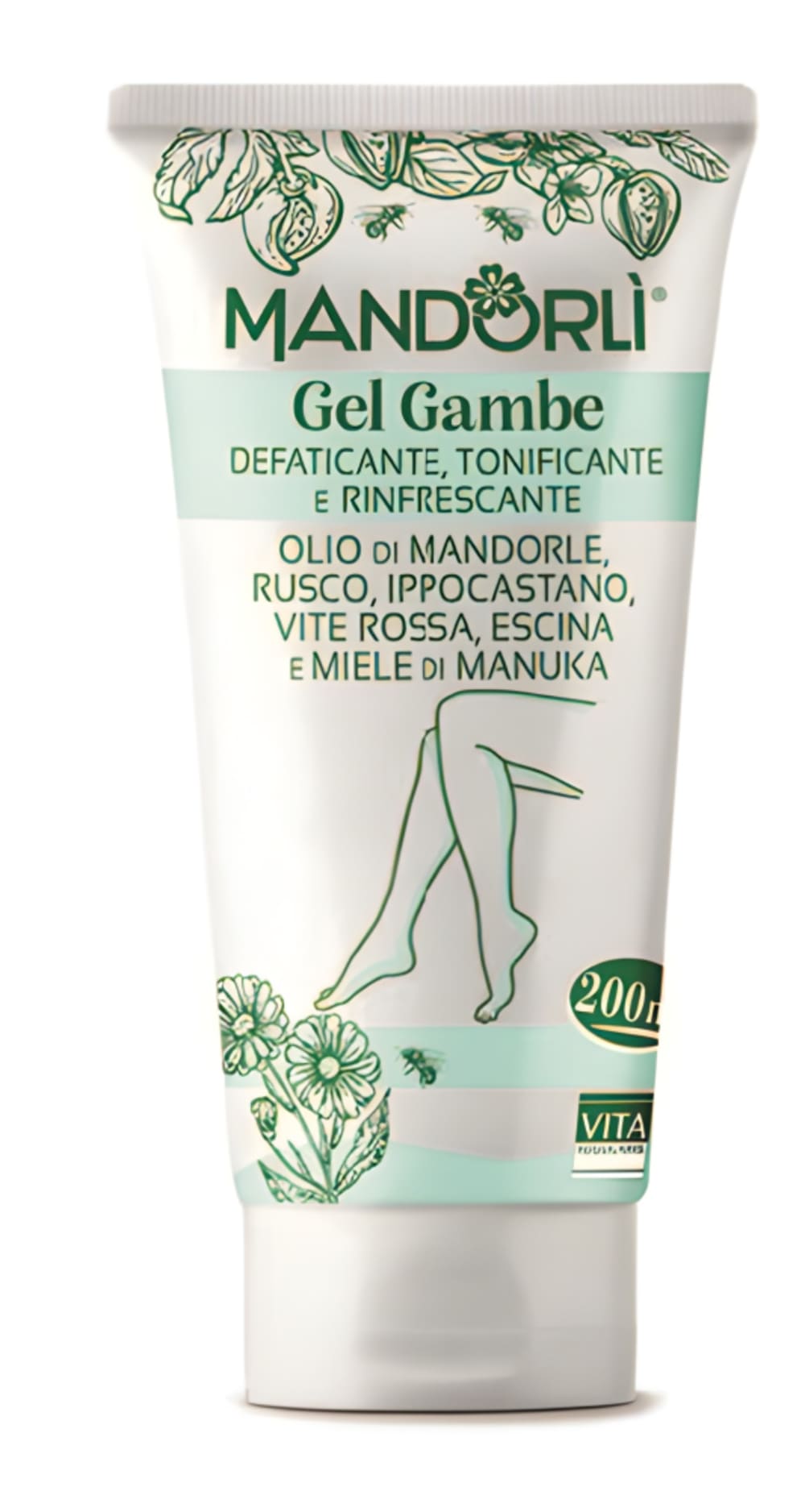 Mandorli Gel Gambe Defaticante Tonificante E Rinfrescante 200 ml