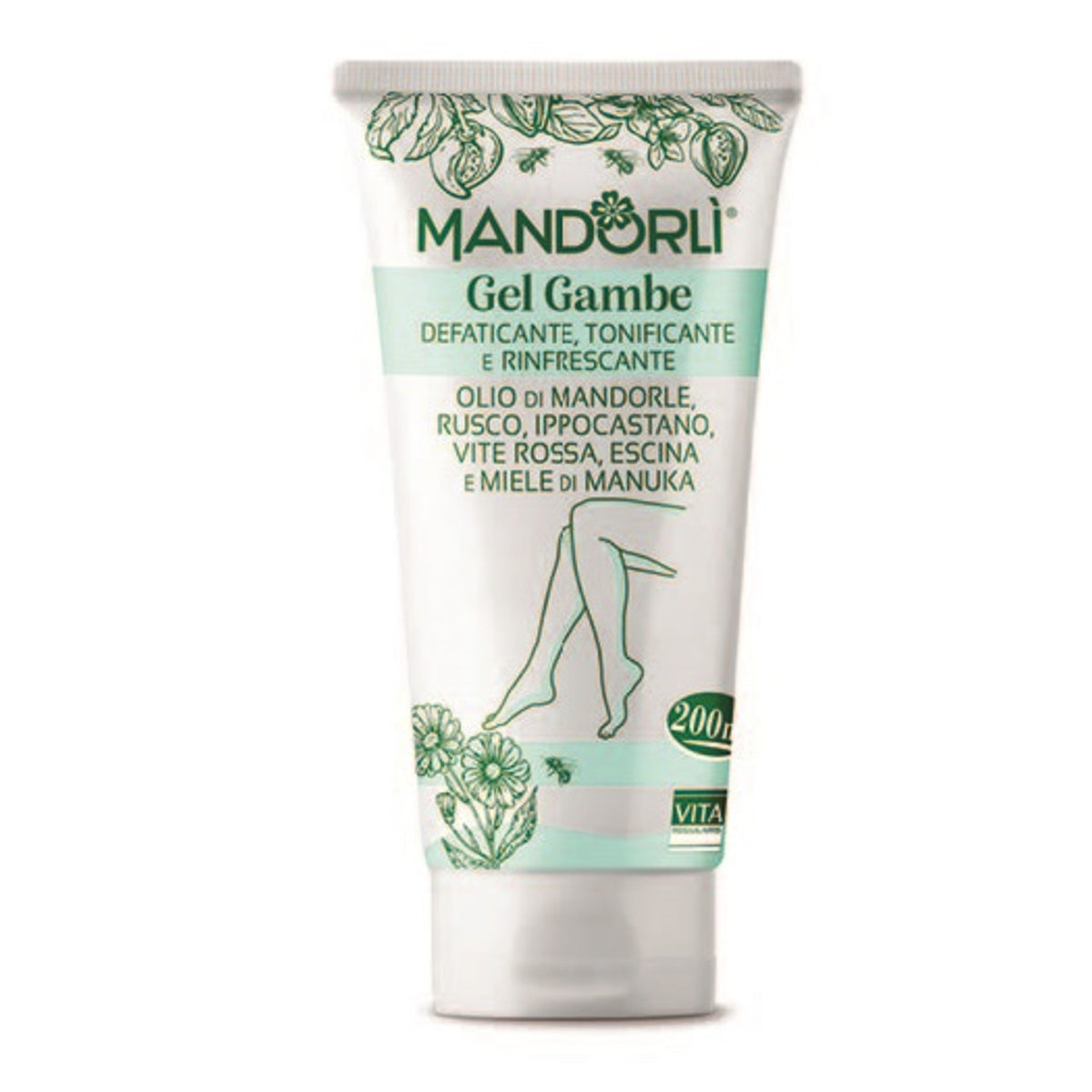 Almond Leg Gel De-stressing Toning And Refreshing 200 Ml