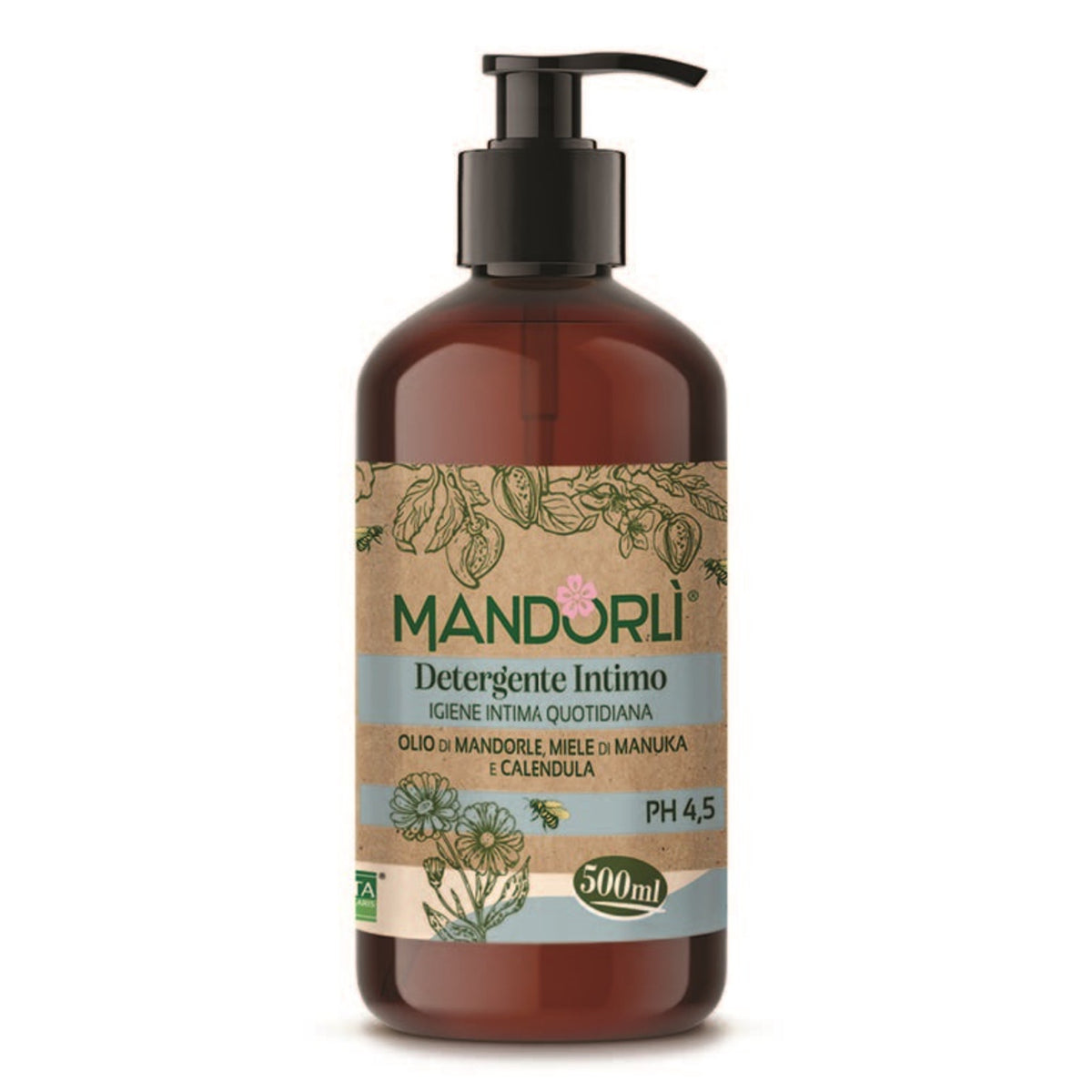 Amandes Gel Lavant Intime Hygiène Intime Quotidienne 500 Ml