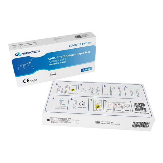 Test Antigenico Rapido Covid-19 Autodiagnostico Determinazione Qualitativa Antigeni Sars-Cov-2 In Tamponi Nasali Mediante Immunocromatografia