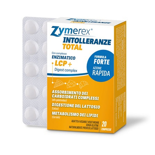 Zymerex Intolleranze Total 20 Compresse Senza Glutine Senzalattosio