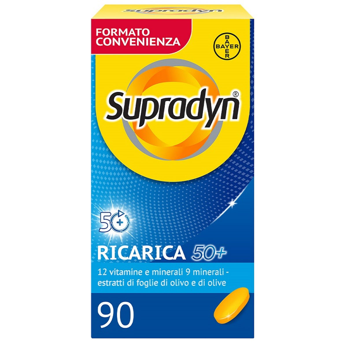 Supradyn Recharge 50+ 90 Comprimés