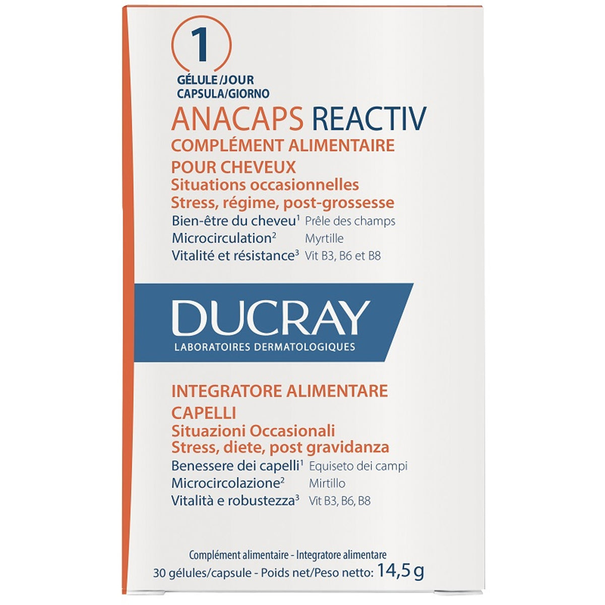 Anacaps Reactiv Hair Occasional Situation 30 Capsules