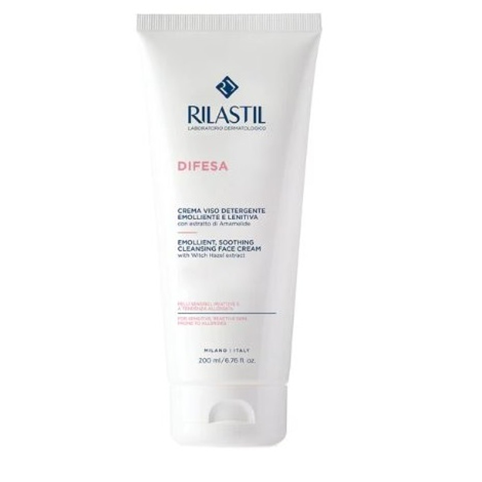 Rilastil Difesa Cleansing Emollient and Soothing Facial Cream 200 ml