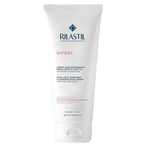 Rilastil Difesa Crema Viso Detergente Emolliente E Lenitiva200 Ml