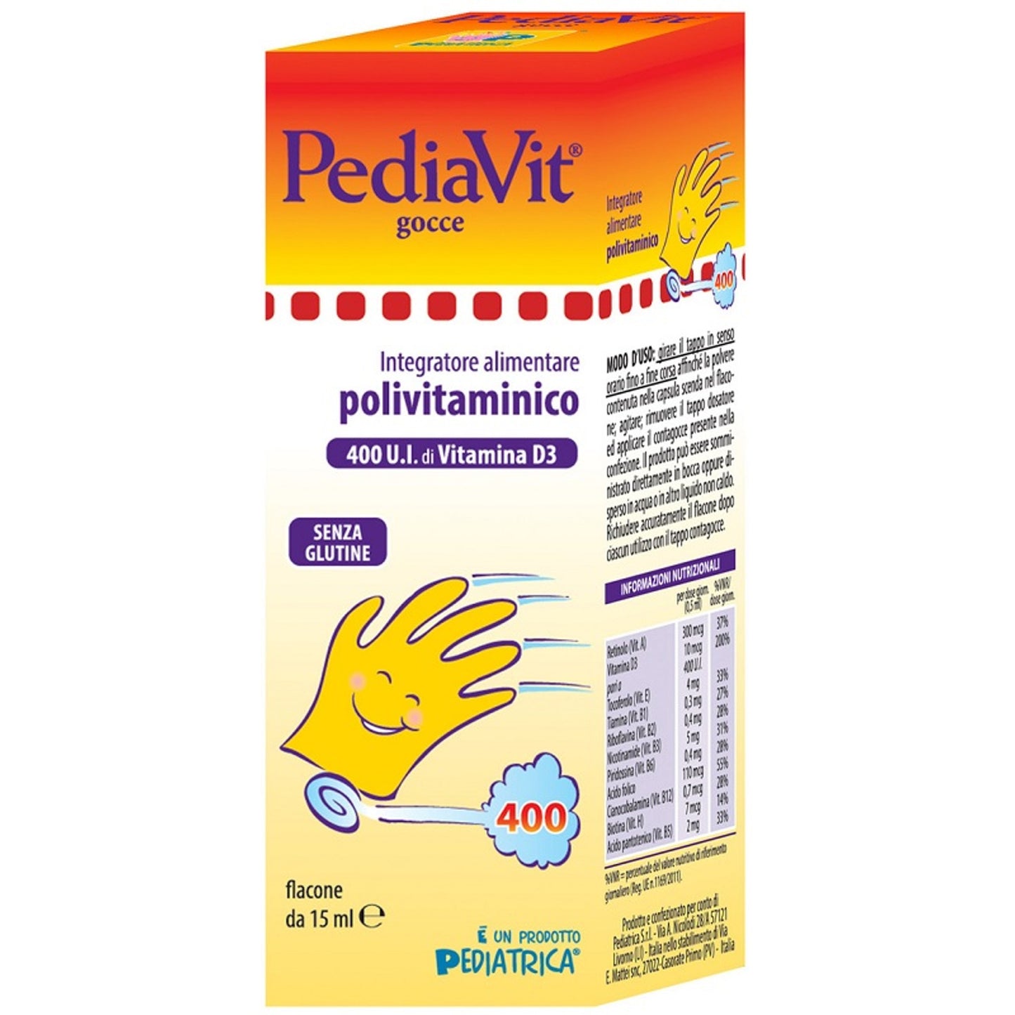 Pediavit Gocce 15 Ml
